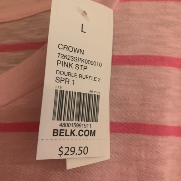 Crown and Ivy stripe top - Picture 2 of 4